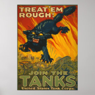 Poster Traitez-les rugueux - joignez les réservoirs