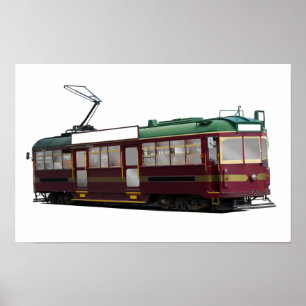 Poster tramway de Melbourne