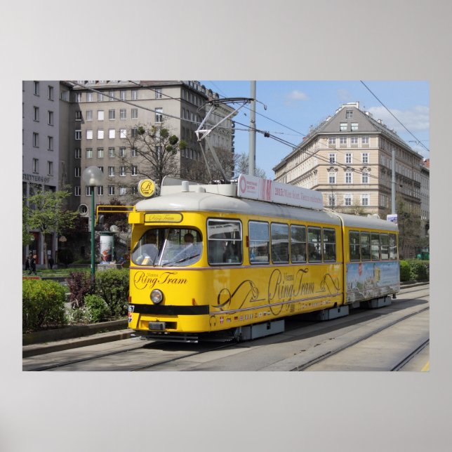 Poster Tramway de Vienne (Devant)