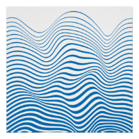 Tranquillité et calme équilibre lignes bleues