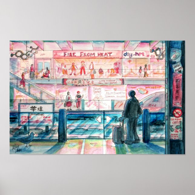 Poster Trans City - Station de métro (Devant)