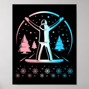Poster Trans Pride Subtle Lgbtq Gay pride Snowboar d'hive