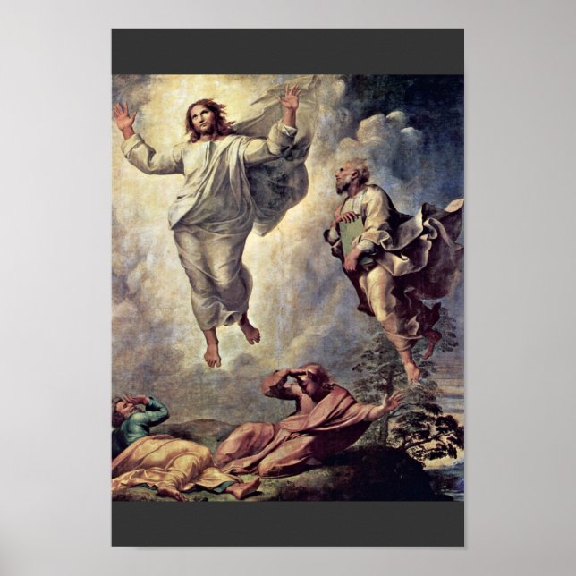 Poster Transfiguration Du Christ Détail Par Raffael (Devant)