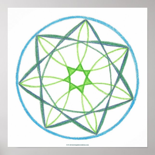 Poster Transformation Mandala #2 (Devant)