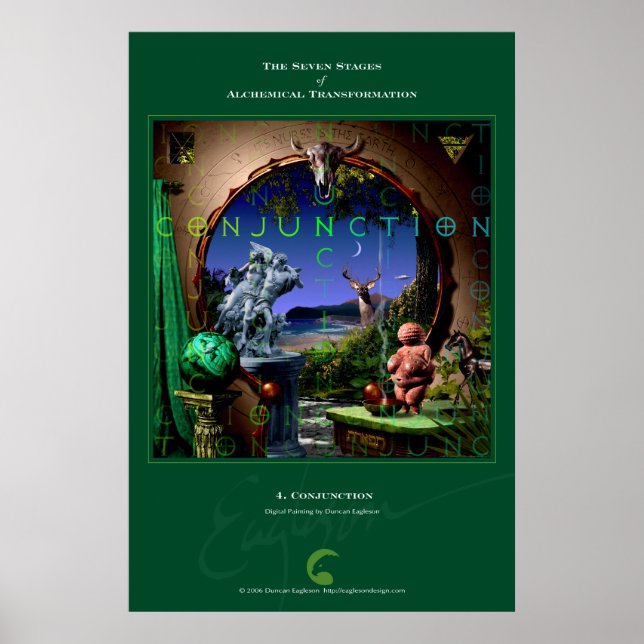 Poster Transformations alchimiques 4 : Conjonction (Devant)