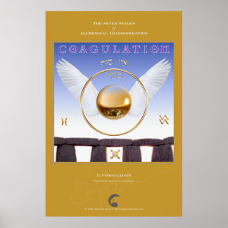 Poster Transformations alchimiques 7 : Coagulation
