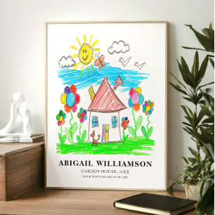 Poster Transformez les œuvres d'art de votre enfant en un