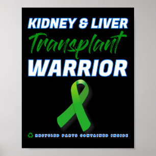 Poster Transplant le foie Guerrier Renal Maladie rénale P