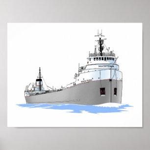 Poster Transport routier des Grands Lacs Manitoba