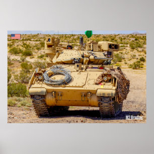 Poster TRANSPORTEUR DE PERSONNEL ARMÉ - M2 Bradley