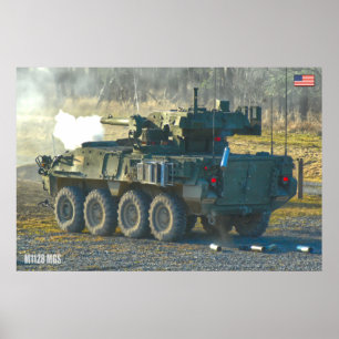 Poster TRANSPORTEUR DE PERSONNEL ARMÉ - Stryker
