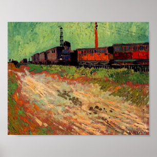 Poster Transporteurs ferroviaires (F466) Van Gogh Fine Ar