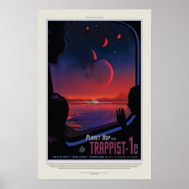 Poster TRAPPIST-1e (Devant)