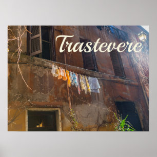 Poster Trastevere Rome