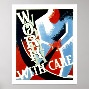 Poster Travail avec soin