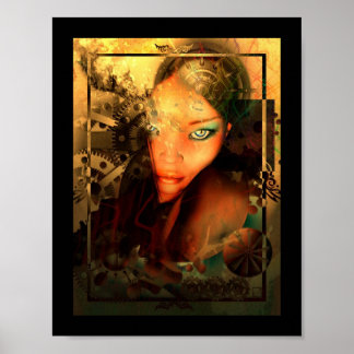 Poster Travail intérieur 70's