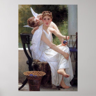 Poster "Travail interrompu" par Bouguereau