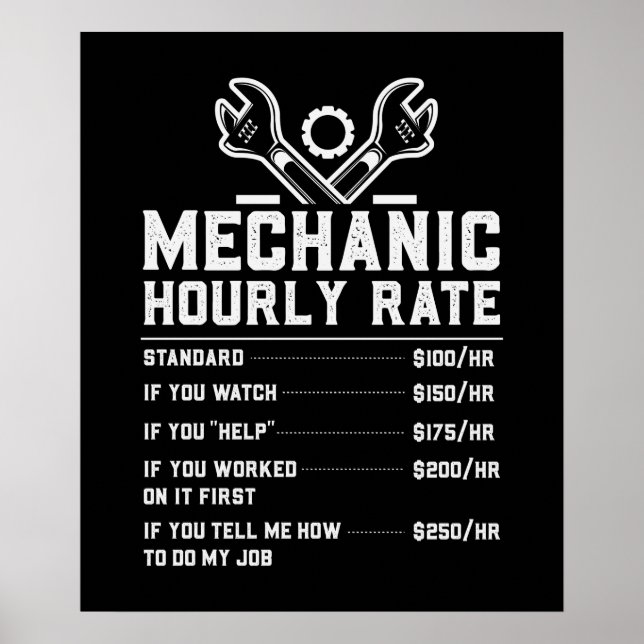 Poster travail mécanique de mots (Devant)