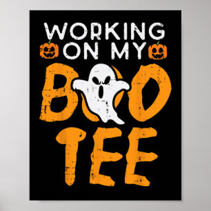 Poster Travail sur mon tee-shirt de gym amusant yoga Pila