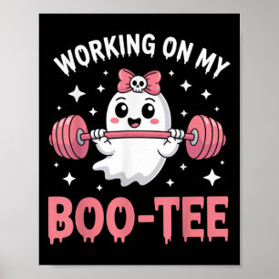 Poster Travailler Mon Boo Funny Gym Halloween Debout Lift