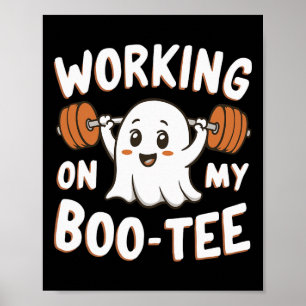 Poster Travailler Sur Mon Boo Tee