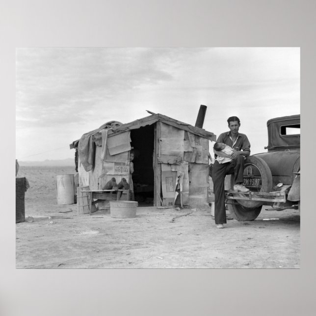 Poster Travailleur mexicain migrant : 1937 (Devant)