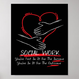 Poster Travailleur social Vous n'y êtes pas pour le reven