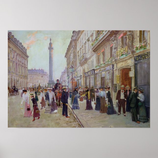 Poster Travailleurs quittant la Maison Paquin (Devant)