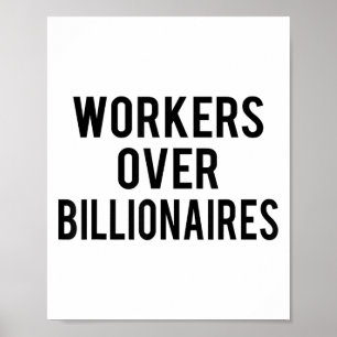 Poster Travailleurs sur des milliards