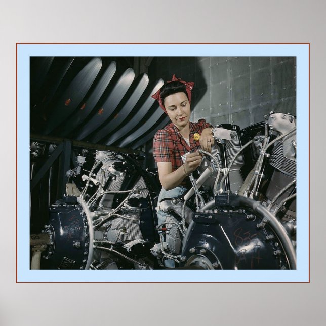 Poster Travailleuse (Devant)