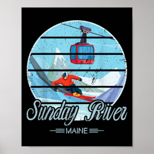 Poster Trave de vacances de la montagne T Shirt