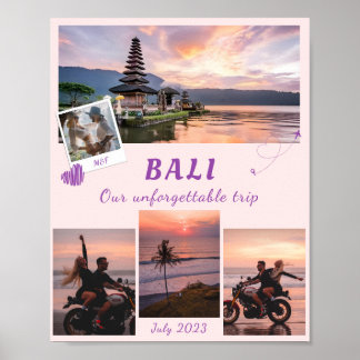 Poster Travel Adventure Photo Famille Collage