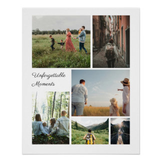 Poster Travel and Family Customizable Collage