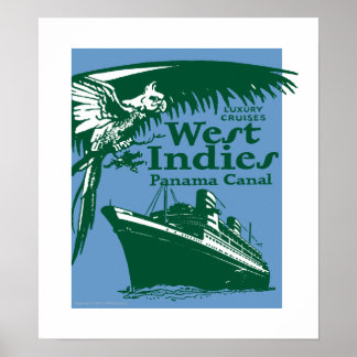 Poster TRAVEL-Antilles