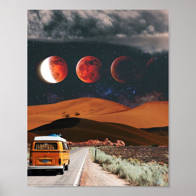 Poster Travel Art Long Travel (Devant)