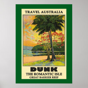 Poster Travel Australia, Great Barrier Reef,