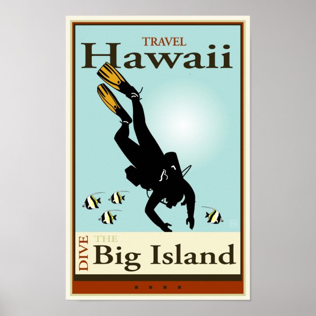 Poster Travel Hawaii (Devant)
