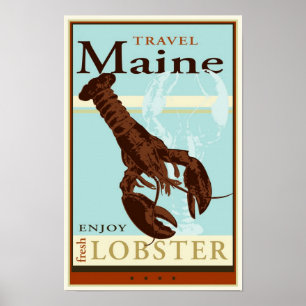 Poster Travel Maine