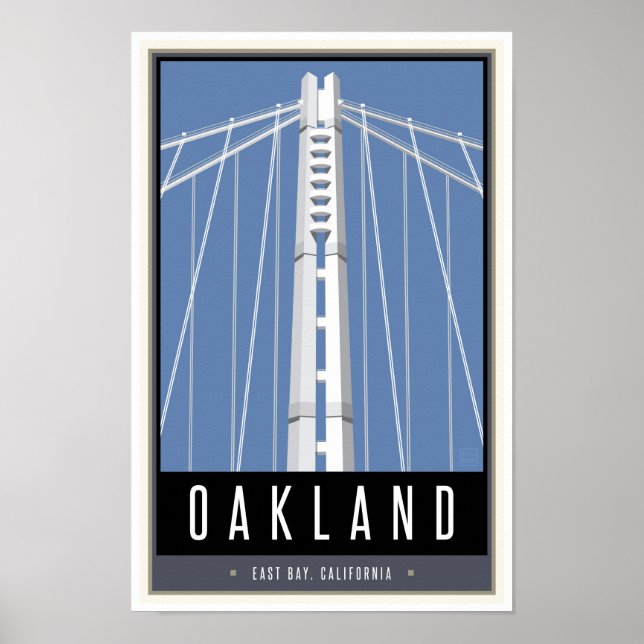 Poster Travel Oakland (Devant)