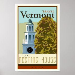 Poster Travel Vermont