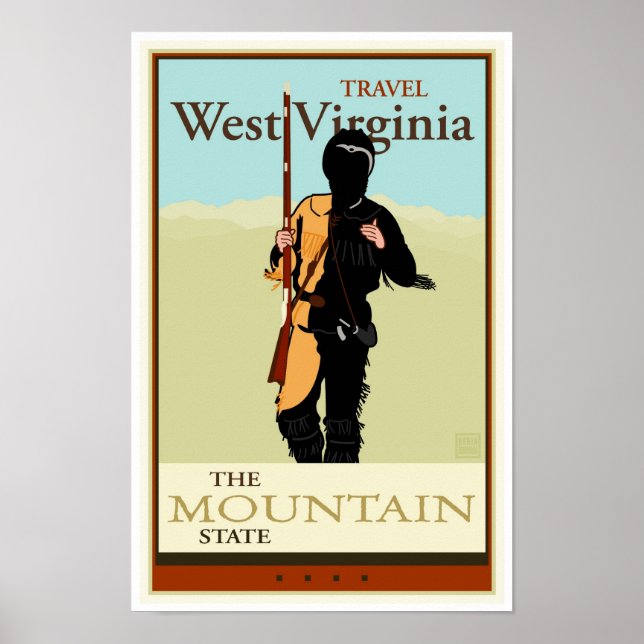 Poster Travel West Virginia (Devant)