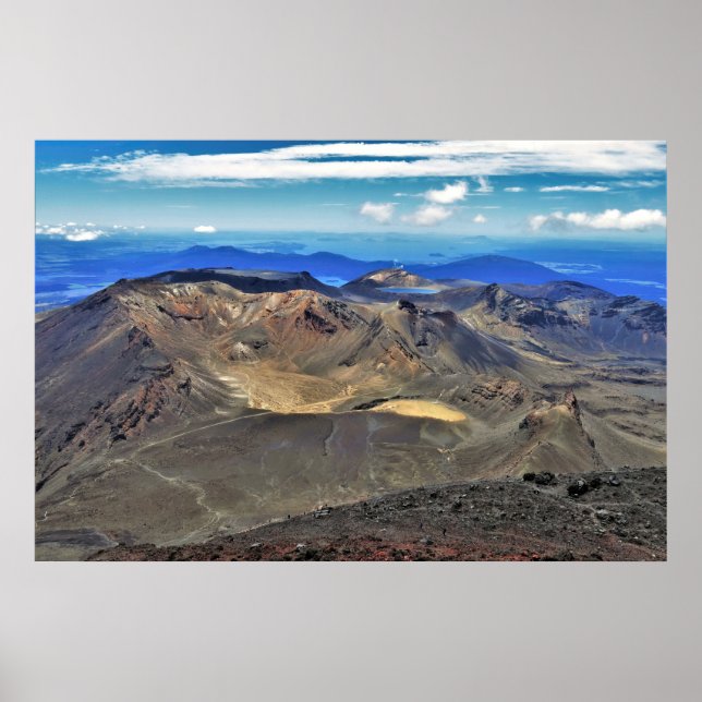 Poster Traversée alpine de Tongariro (Devant)