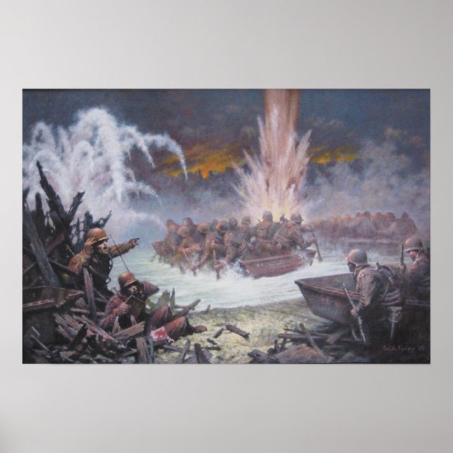 Poster Traversée de la Sarre (Devant)