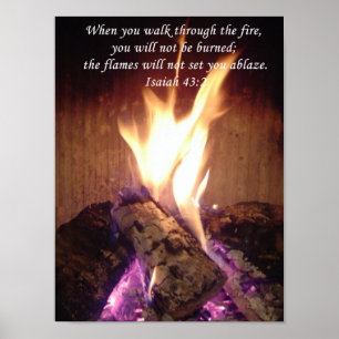 Poster Traverser Le Feu