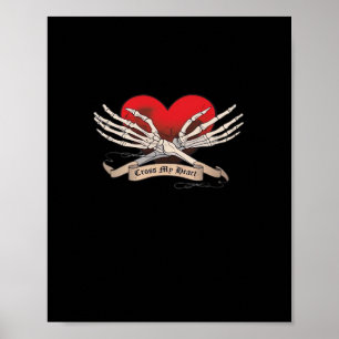 Poster Traverser Mon Coeur (Espoir De Mourir) - Squelette