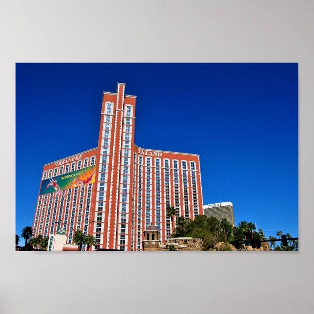 Poster Treasure Island Hotel Las Vegas America (Devant)