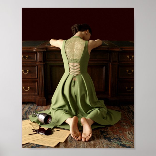 Poster Treize Symboles : L'affiche du Labyrinthe (Devant)