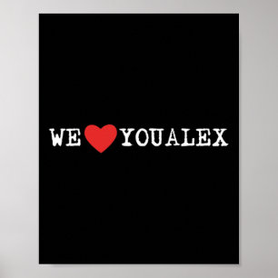 Poster Trending #weloveyoualex Prix du cancer pancréatiqu