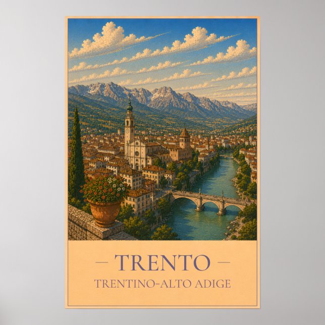 Poster Trento (Devant)