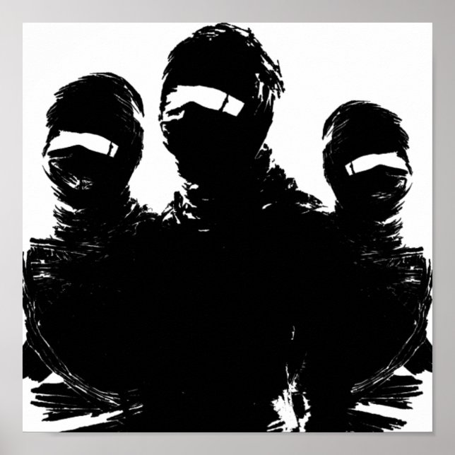 Poster tres ninjas. (Devant)